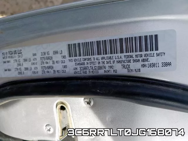 3C6RR7LT0JG168074 фото 2