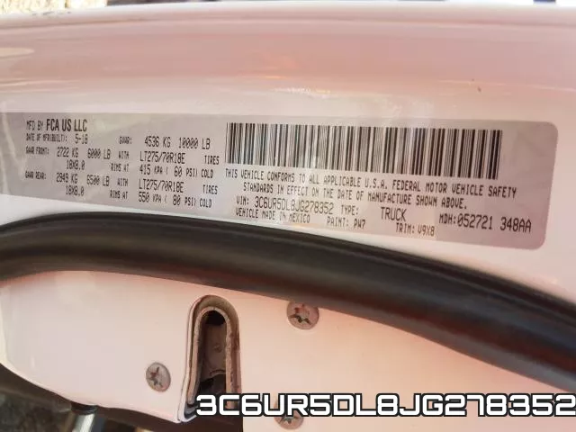 3C6UR5DL8JG278352 фото 2
