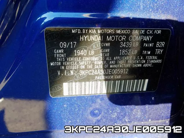 3KPC24A30JE005912 фото 2