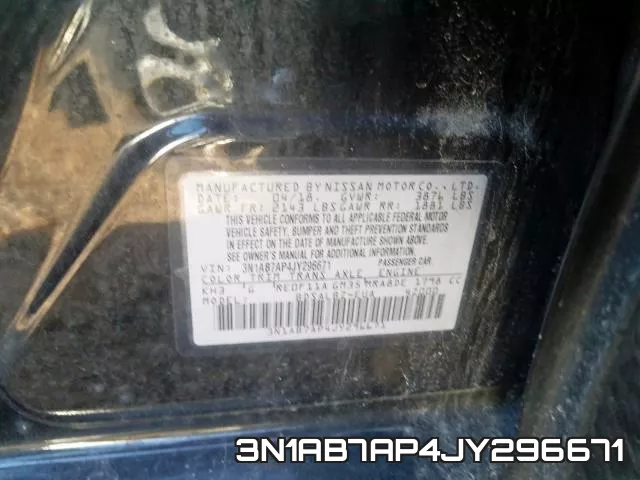 3N1AB7AP4JY296671 фото 2