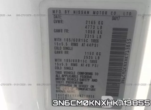 3N6CM0KNXHK713855 фото 10