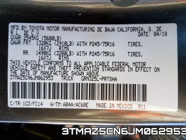 3TMAZ5CN6JM062953 фото 2