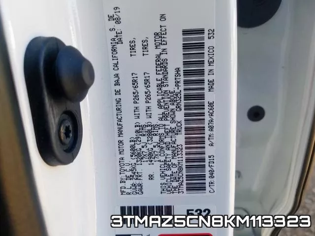 3TMAZ5CN8KM113323 фото 2