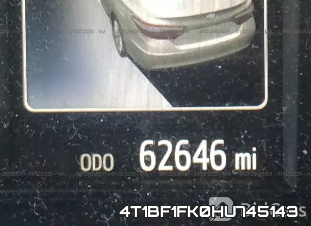 4T1BF1FK0HU745143 фото 8