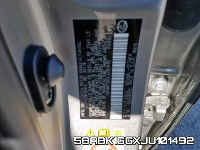 58ABK1GGXJU101492 фото 2