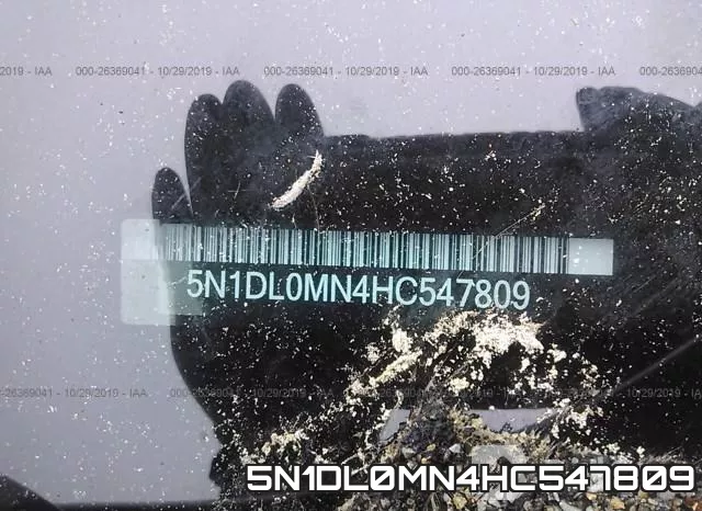 5N1DL0MN4HC547809 фото 10