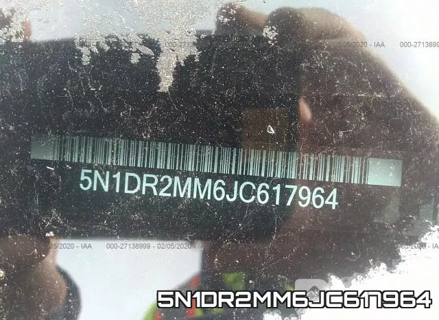 5N1DR2MM6JC617964 фото 10