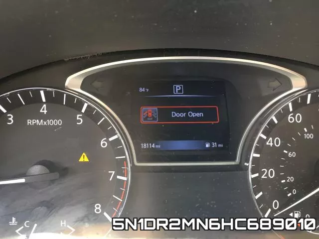 5N1DR2MN6HC689010 фото 9