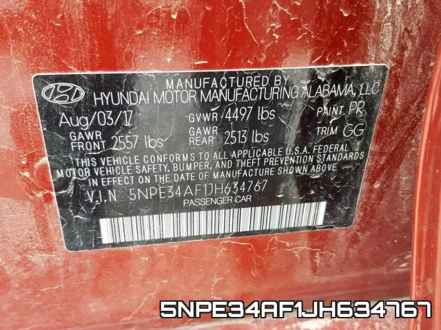 5NPE34AF1JH634767 фото 2