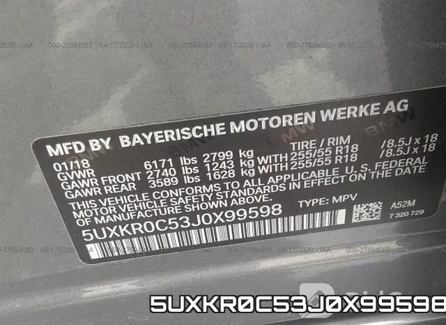 5UXKR0C53J0X99598 фото 10