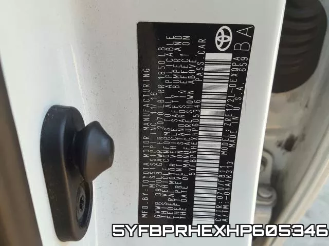 5YFBPRHEXHP605346 фото 2