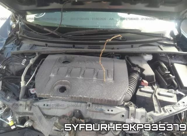 5YFBURHE9KP935379 фото 2