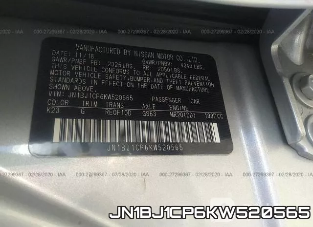 JN1BJ1CP6KW520565 фото 10