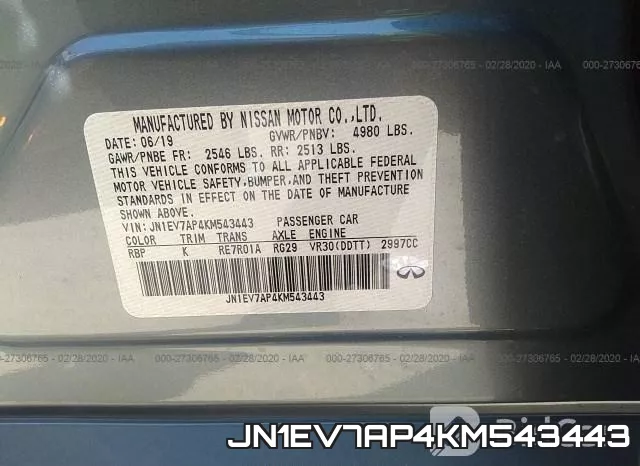 JN1EV7AP4KM543443 фото 10