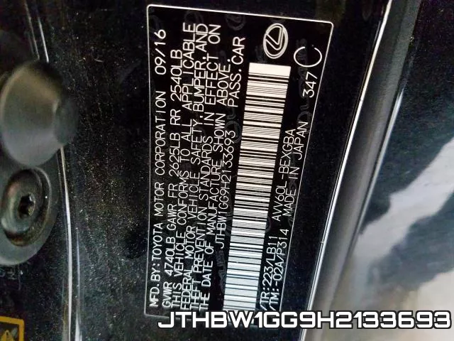JTHBW1GG9H2133693 фото 2