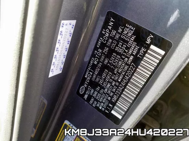 KM8J33A24HU420227 фото 2
