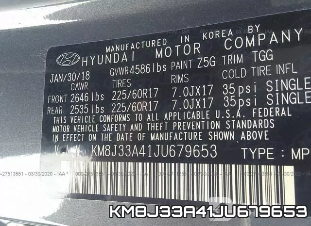 KM8J33A41JU679653 фото 10