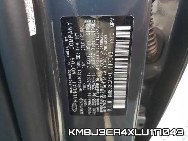 KM8J3CA4XLU117043 фото 2