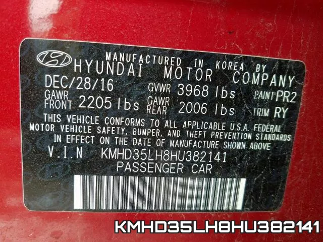 KMHD35LH8HU382141 фото 2