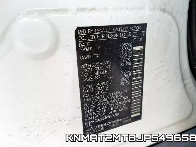 KNMAT2MT8JP549658 фото 2