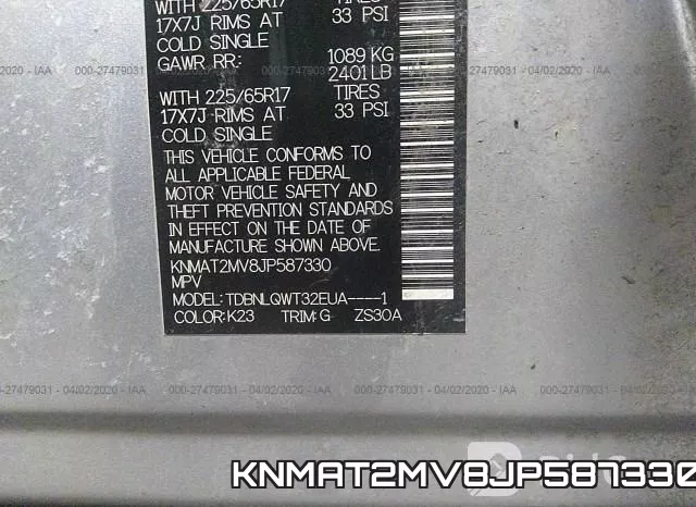 KNMAT2MV8JP587330 фото 10