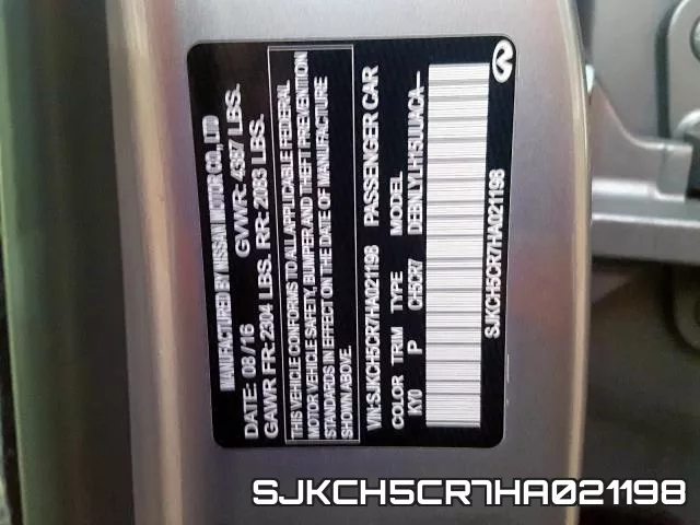 SJKCH5CR7HA021198 фото 2