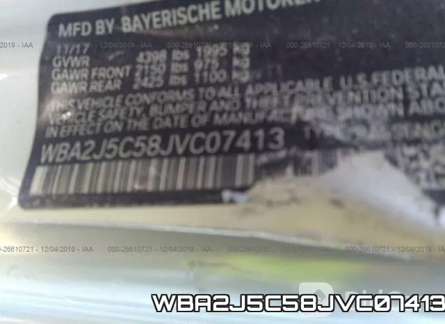 WBA2J5C58JVC07413 фото 10