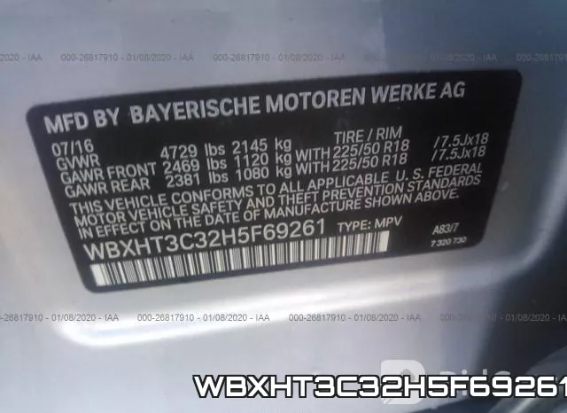 WBXHT3C32H5F69261 фото 10