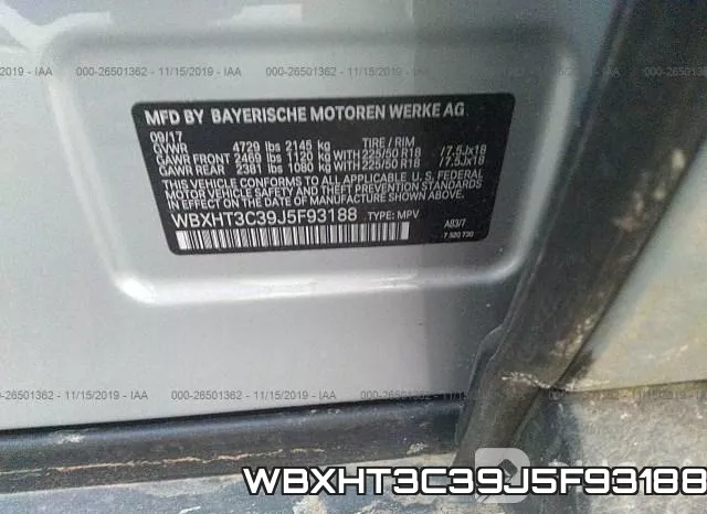 WBXHT3C39J5F93188 фото 10