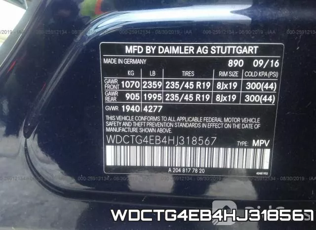 WDCTG4EB4HJ318567 фото 10