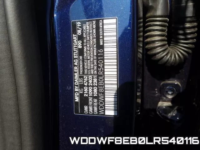WDDWF8EB0LR540116 фото 2