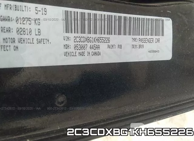 2C3CDXBG1KH655226 фото 10