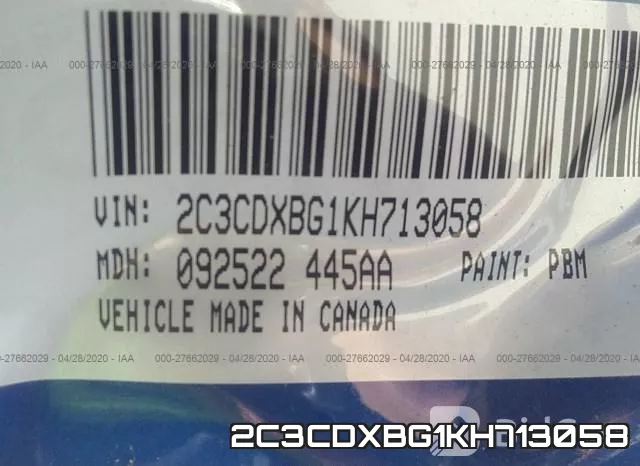 2C3CDXBG1KH713058 фото 10