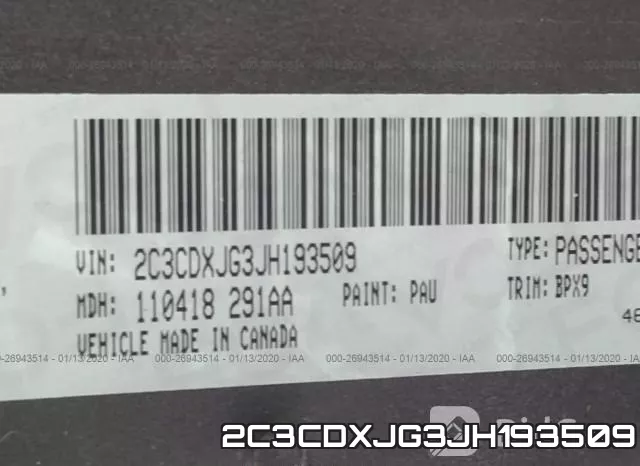 2C3CDXJG3JH193509 фото 10
