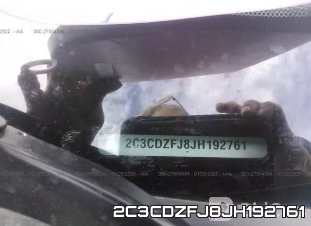 2C3CDZFJ8JH192761 фото 10
