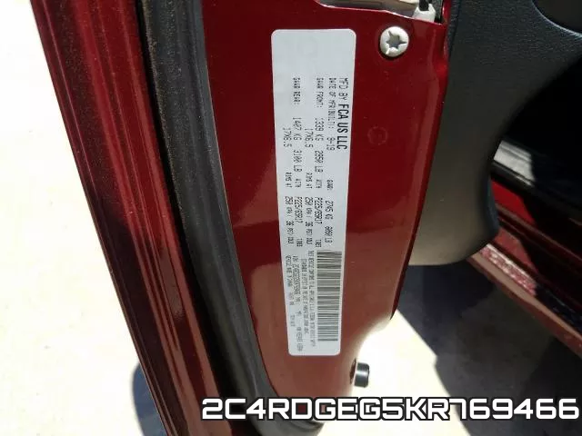 2C4RDGEG5KR769466 фото 2