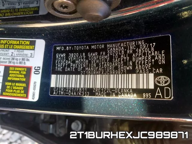 2T1BURHEXJC989871 фото 2