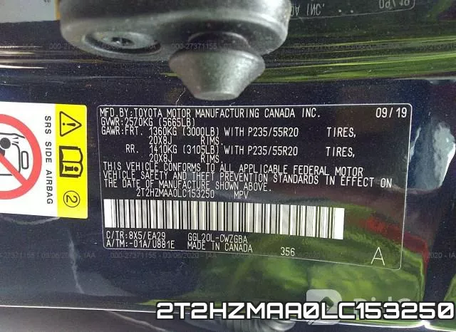 2T2HZMAA0LC153250 фото 10