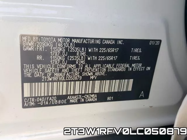 2T3W1RFV0LC050879 фото 2