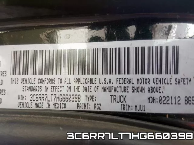 3C6RR7LT7HG660398 фото 2