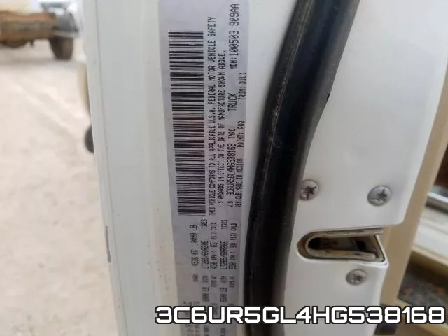 3C6UR5GL4HG538168 фото 2