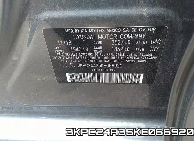 3KPC24A35KE066920 фото 10