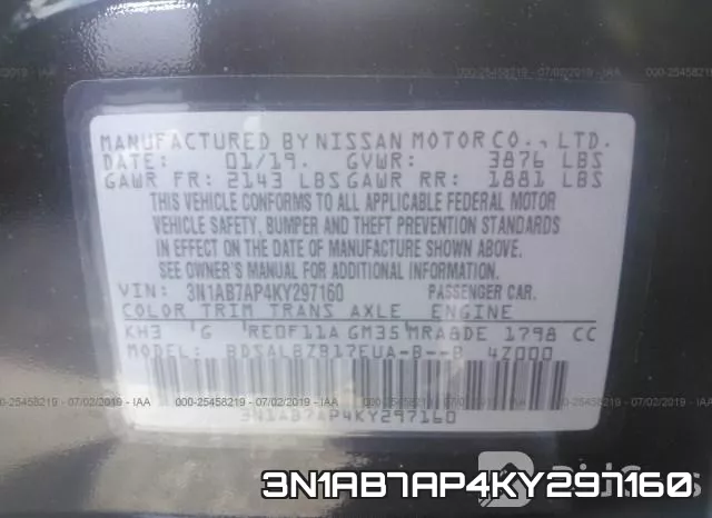 3N1AB7AP4KY297160 фото 10