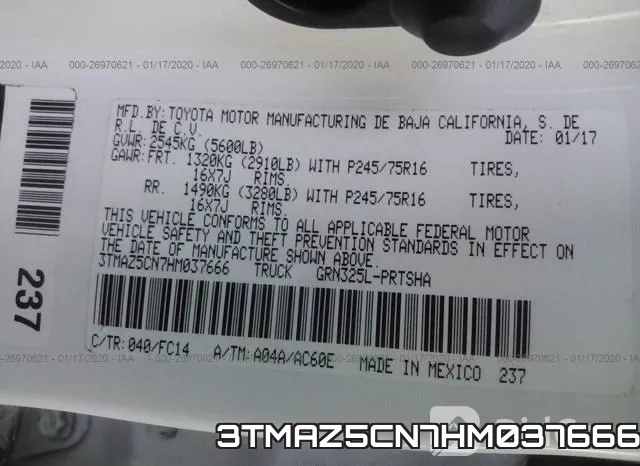 3TMAZ5CN7HM037666 фото 9