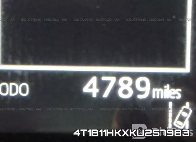 4T1B11HKXKU257983 фото 8