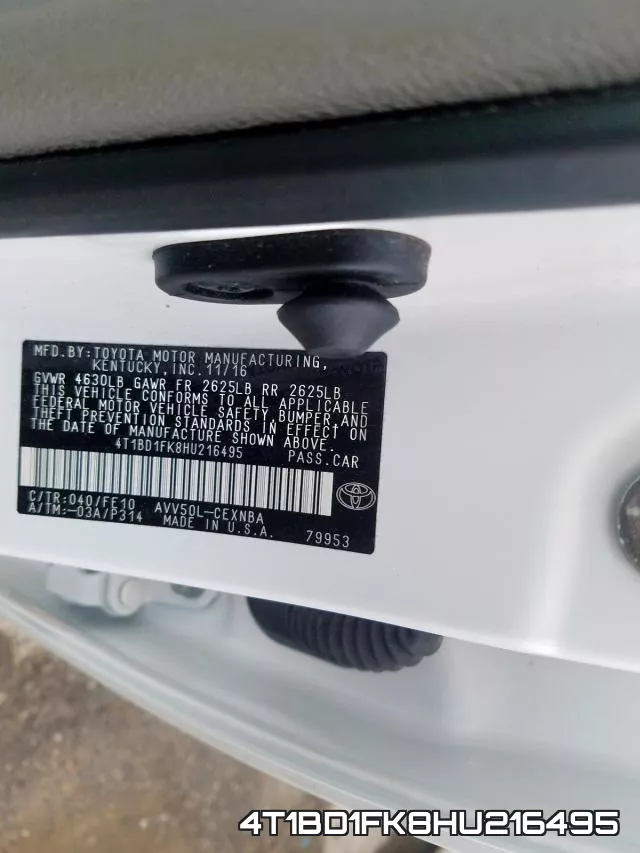 4T1BD1FK8HU216495 фото 2