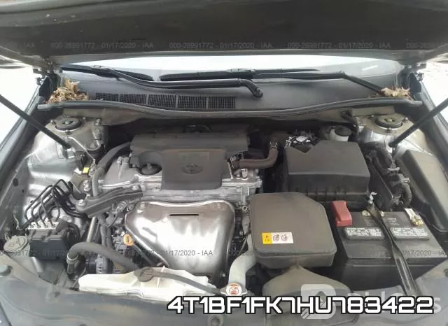 4T1BF1FK7HU783422 фото 2