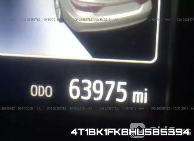 4T1BK1FK8HU585394 фото 8