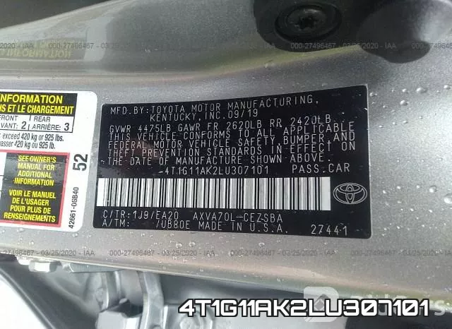 4T1G11AK2LU307101 фото 10