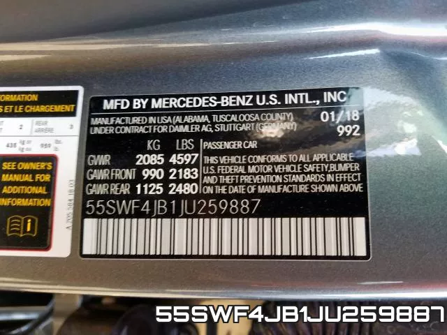 55SWF4JB1JU259887 фото 2